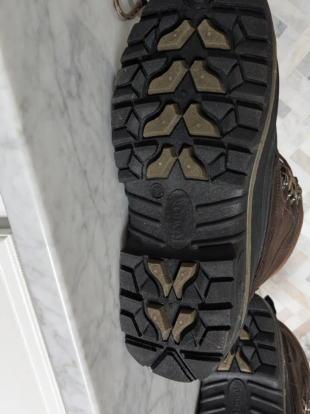Men's Brown Waterproof Thermolite Winter Boots